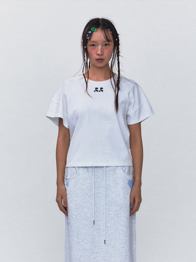 RR Volume Shoulder T-Shirt (White)