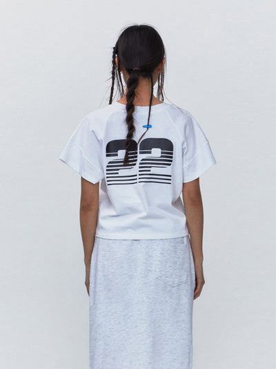 RR Volume Shoulder T-Shirt (White)