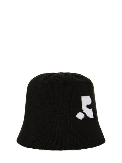 Knit Bucket Hat (Black)