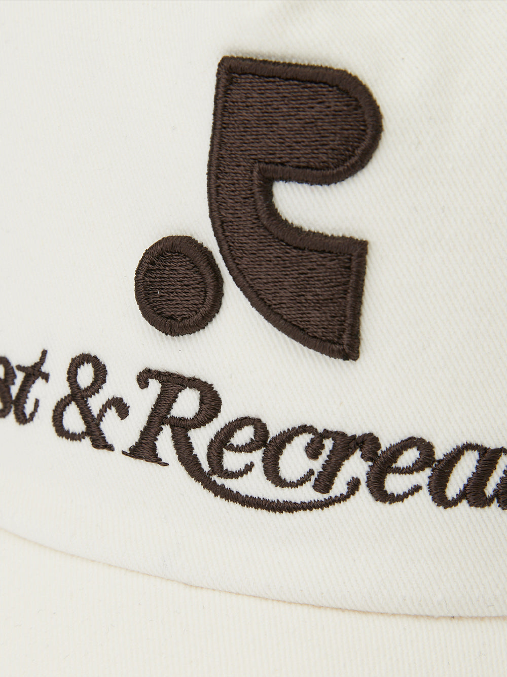 Logo Cotton Ball Cap (Ivory)