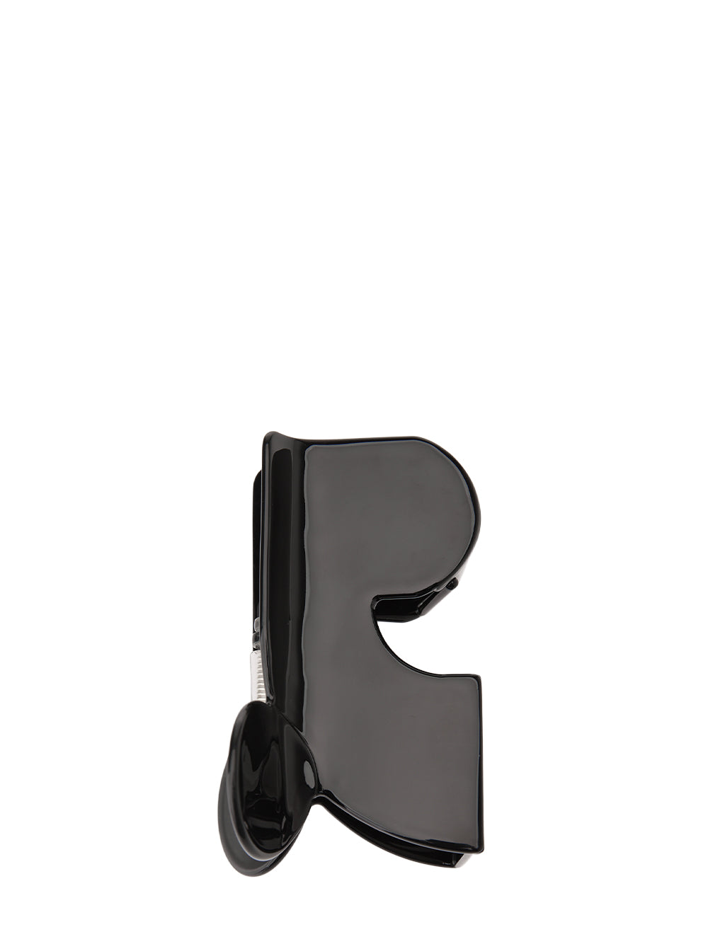 Logo Hair Clip (L) (Black)