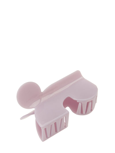 Logo Hair Clip (L) (Pink)
