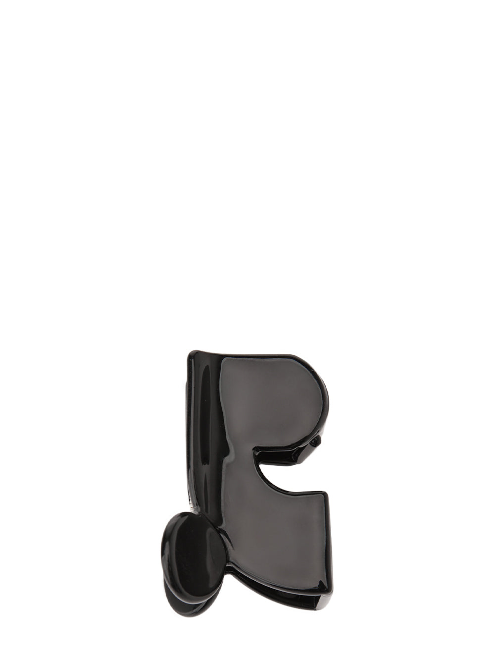 Logo Hair Clip (M) (Black)