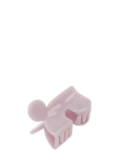 Logo Hair Clip (M) (Pink)
