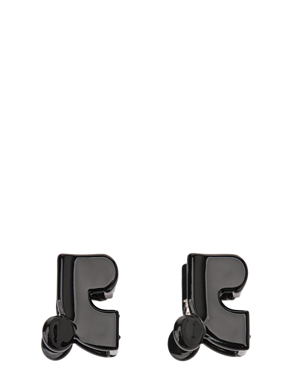 Logo Hair Clip (S) (Black)