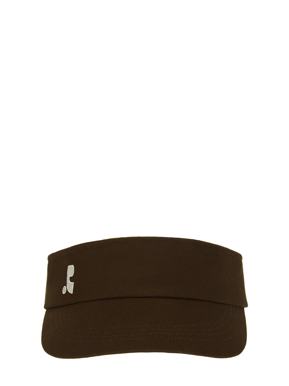 Wide Sun Visor Cap (Brown)