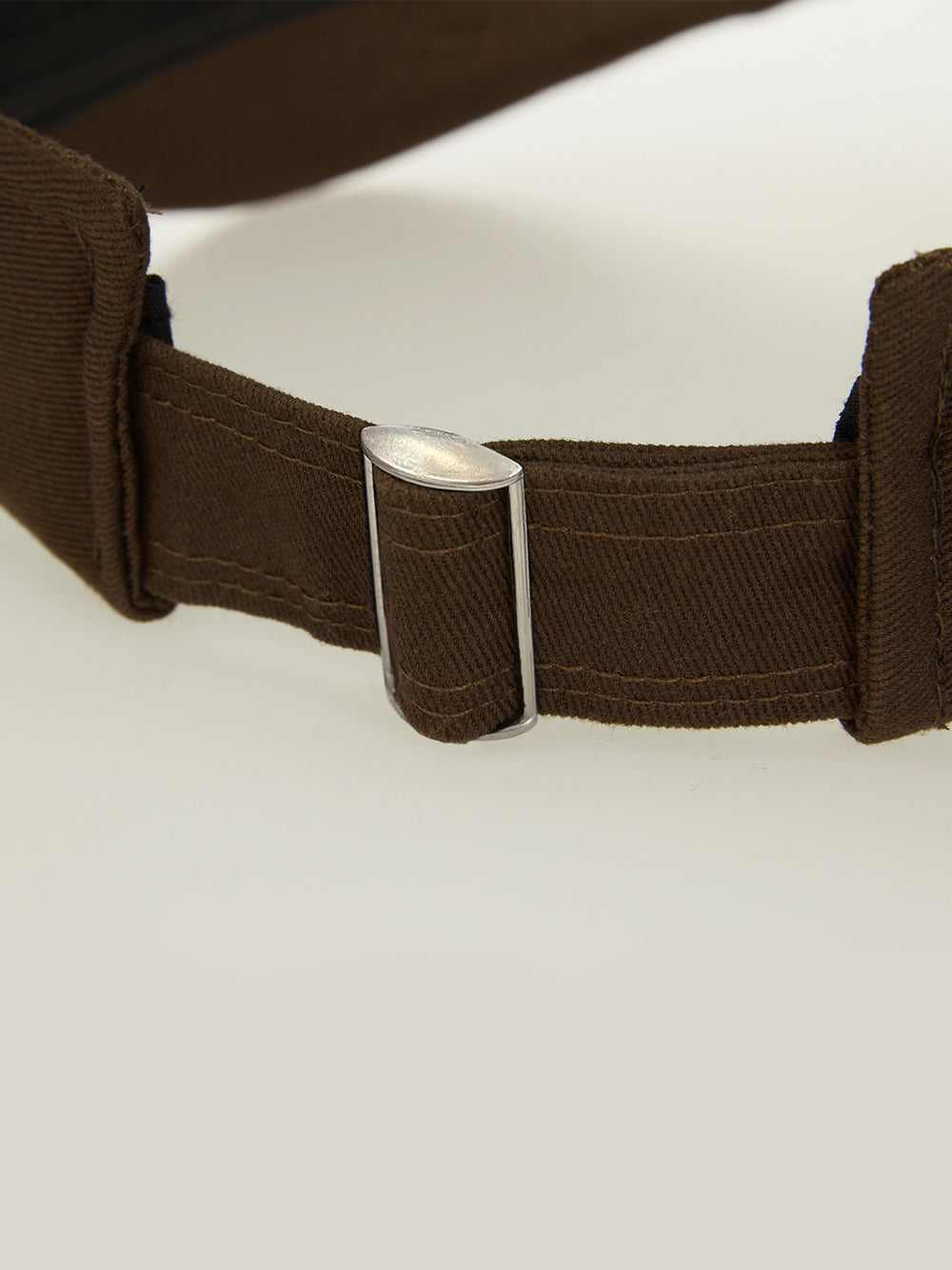 Wide Sun Visor Cap (Brown)