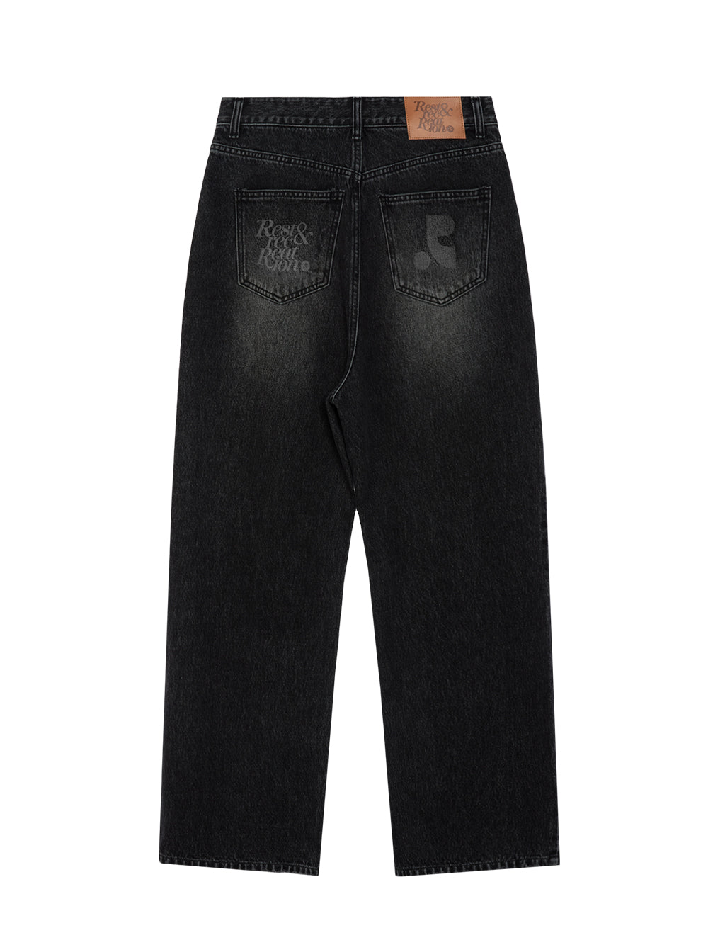 Destroyed Denim Pants (Black)