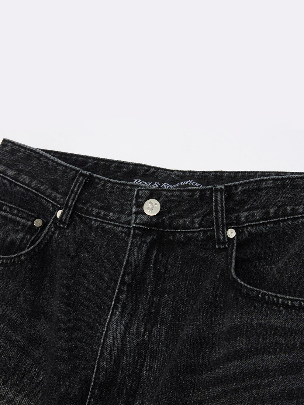 Destroyed Denim Pants (Black)