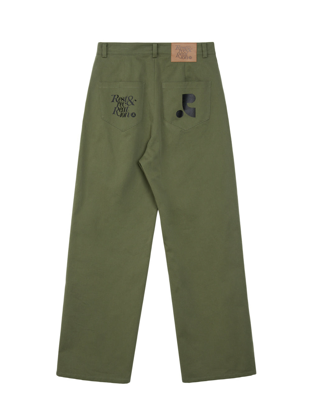 Logo Cotton Pants (Khaki)