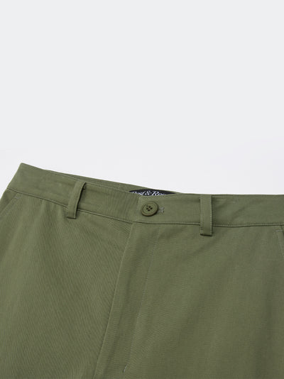 Logo Cotton Pants (Khaki)