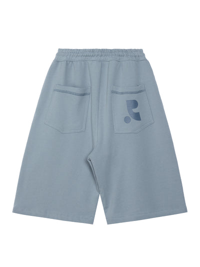 Logo Jersey Shorts (Sky Blue)