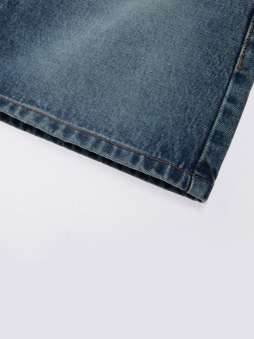 Denim Mini Skirt (Blue)