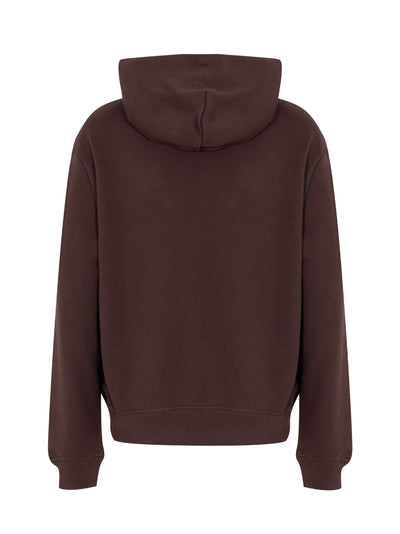 Sour Face Embroidered Hoodie (Brown Multi)
