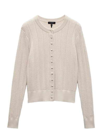 Francesca Merino Cardigan Oatmeal