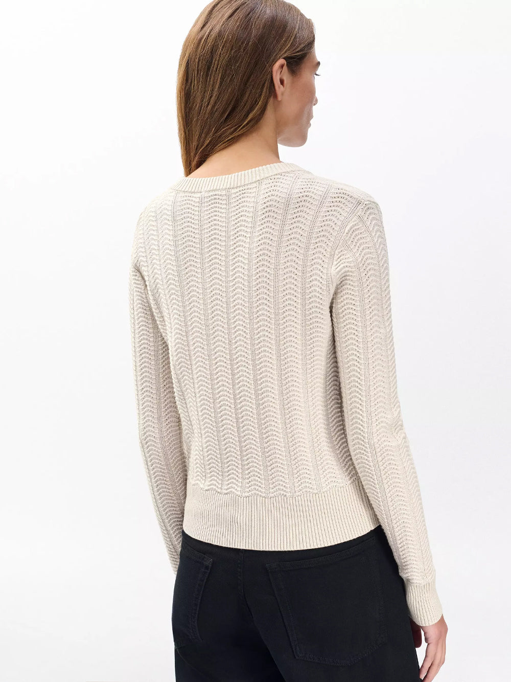 Francesca Merino Cardigan Oatmeal