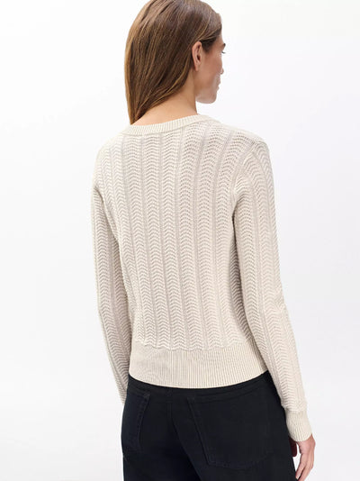 Francesca Merino Cardigan Oatmeal