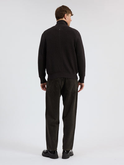 Cotton Ottoman Andrew Dkgry