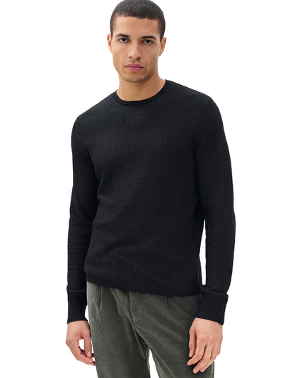 Gregory Merino Long Sleeve Crew Black