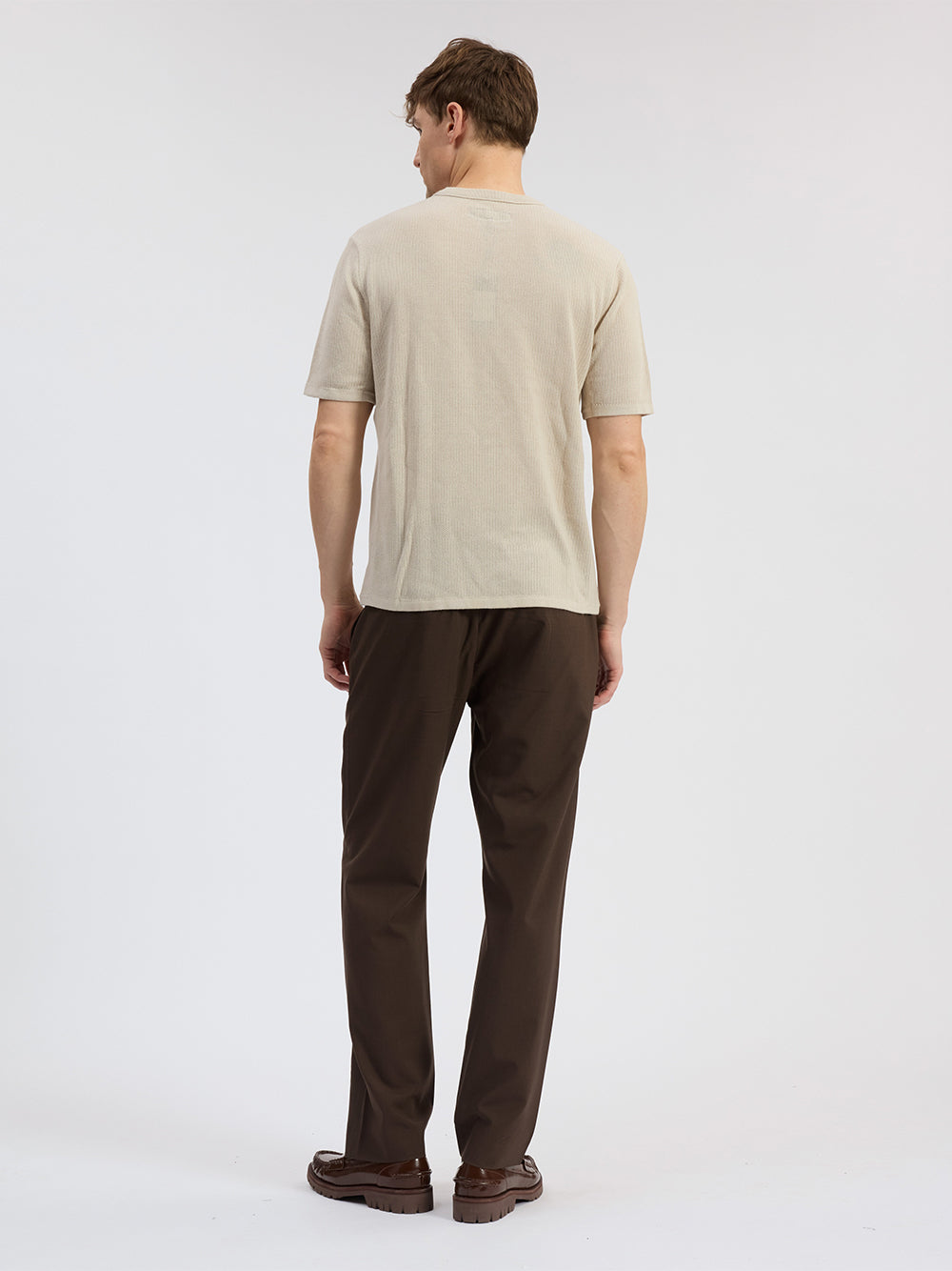 Harvey Crewneck T-Shirt (Desert Sand)