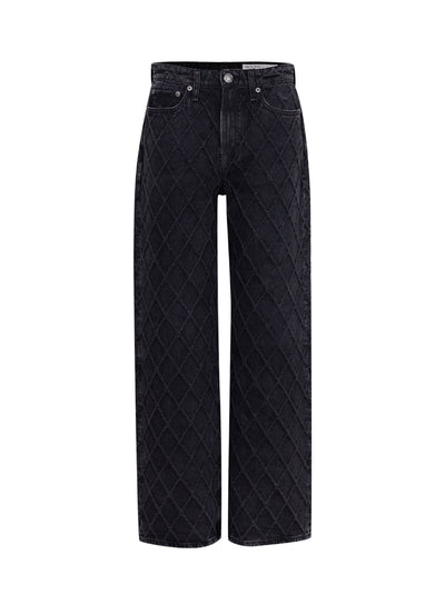 Logan Mid-Rise Wide Leg Qwblk