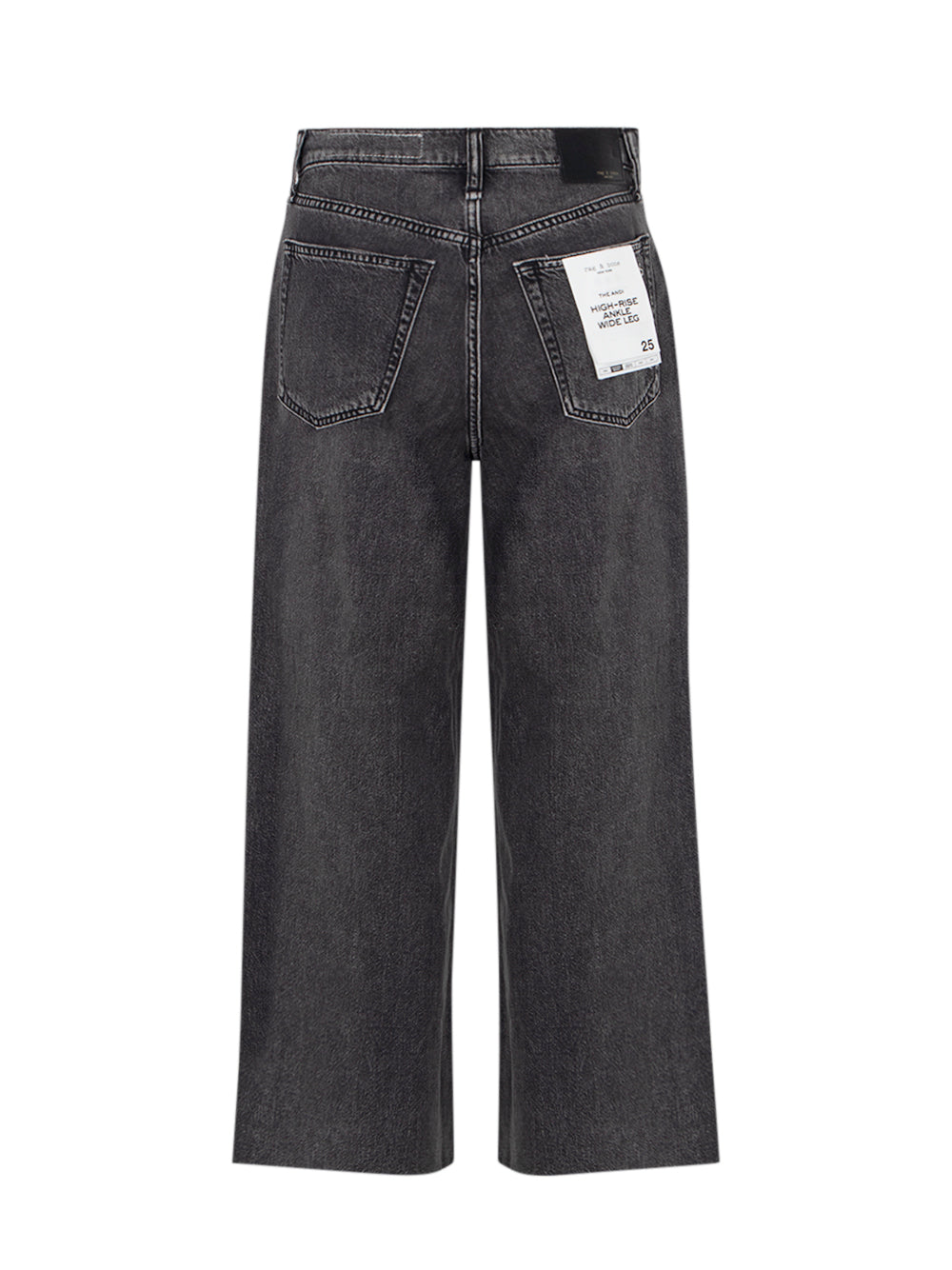 Andi Ankle Wide Leg Jean (Raven)
