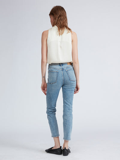 Flexi Wren High-Rise Ankle Slim Straight Nyasa