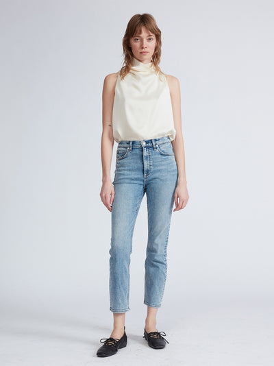 Flexi Wren High-Rise Ankle Slim Straight Nyasa