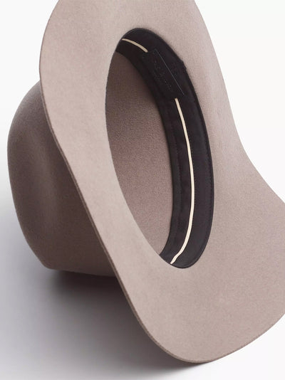 Audrey Felt Fedora Taupe