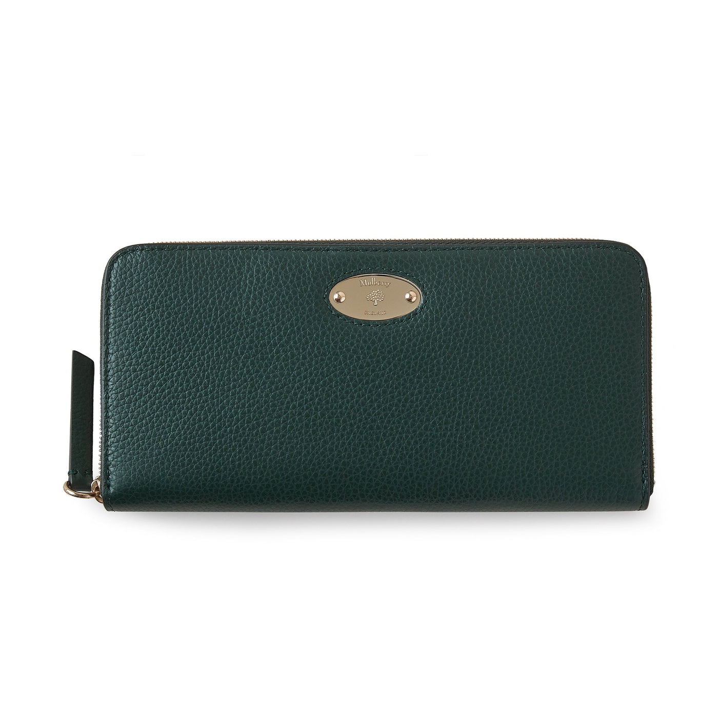 Mulberry Plaque 8 Credit Card Zip Purse (Mulberry Green)