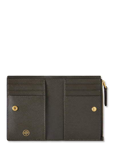 Continental Bifold Zipped Wallet (Juniper Green)