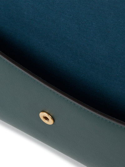 Press Stud Envelope Pouch (Mulberry Green)