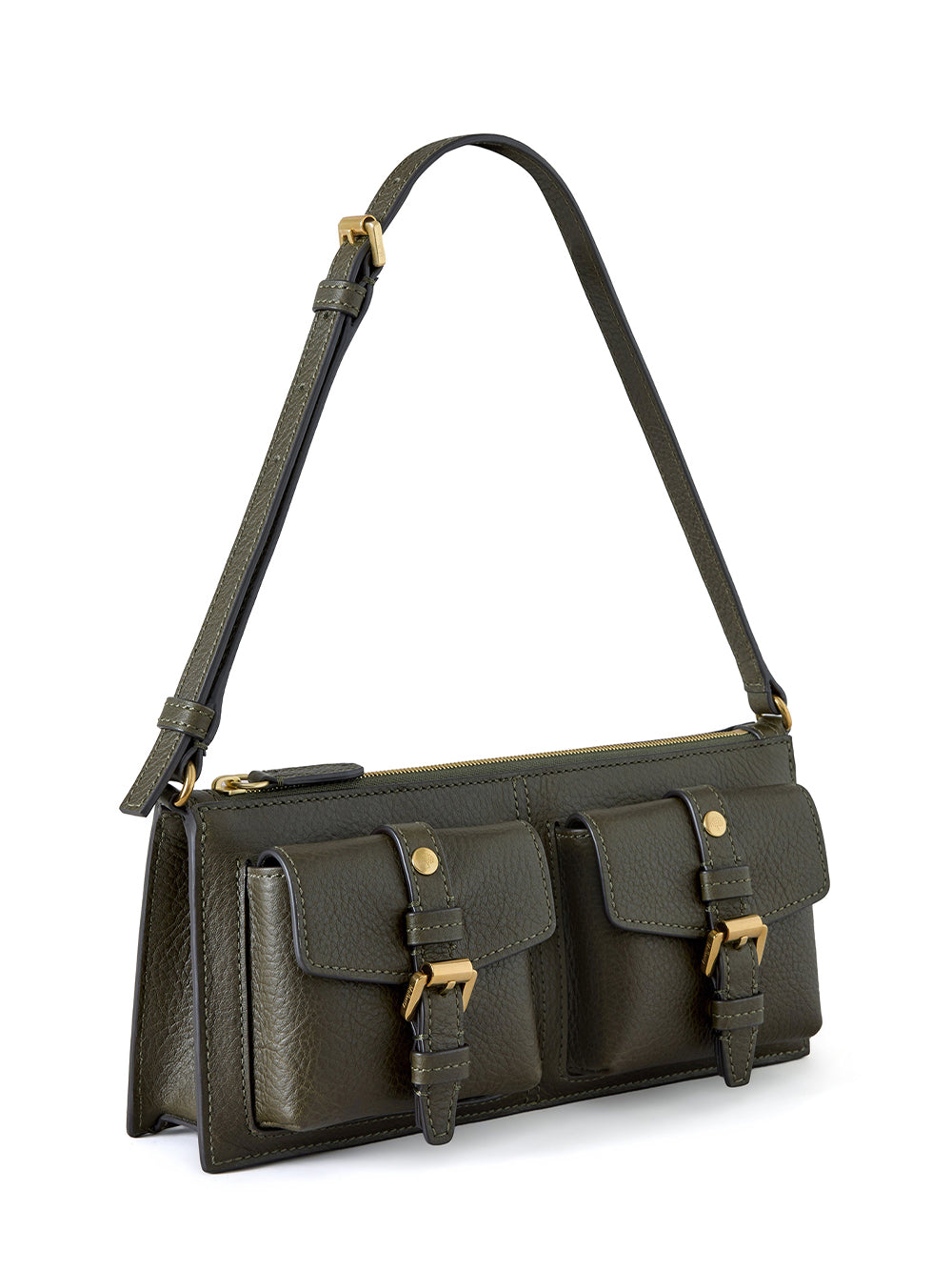 Mini Roxanne Shoulder Bag (Juniper Green)
