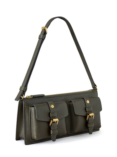 Mini Roxanne Shoulder Bag (Juniper Green)