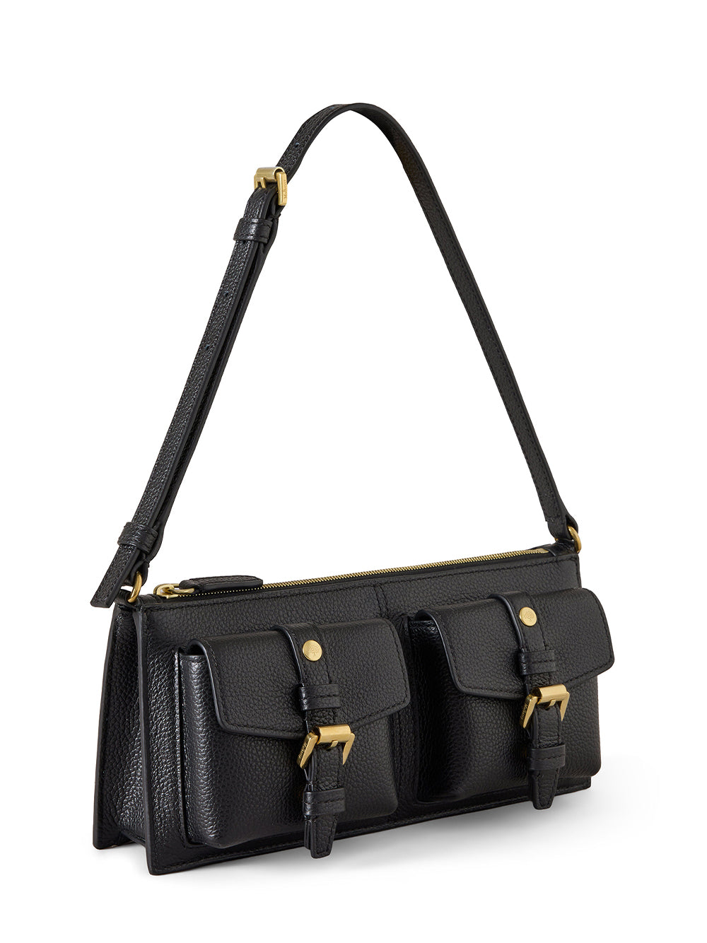 Mini Roxanne Shoulder Bag (Black)