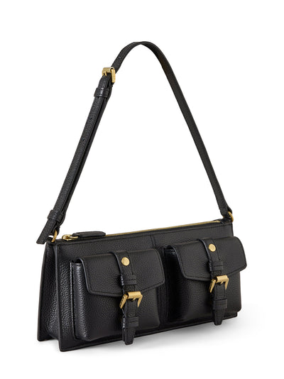 Mini Roxanne Shoulder Bag (Black)