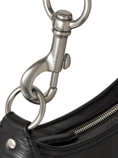 Small Hackney Shoulder Bag High Shine Black