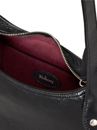 Small Hackney Shoulder Bag High Shine Black