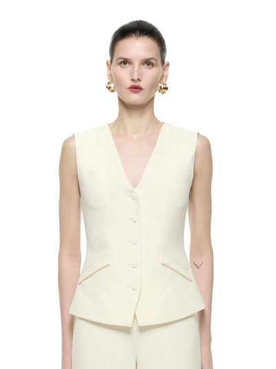 Crepe Jacket Cream