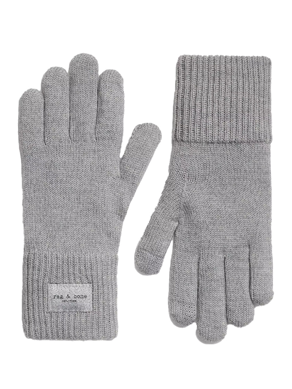 Blake Metallic Gloves Slvr