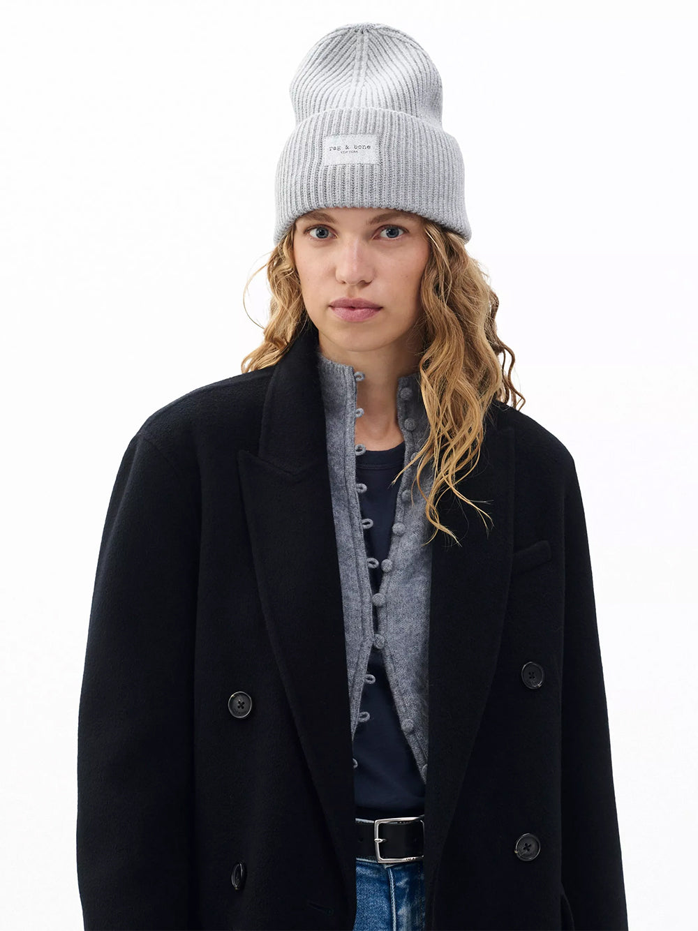 Blake Metallic Beanie Slvr