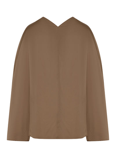 Rick Owens Women Short Masto Cape Bean