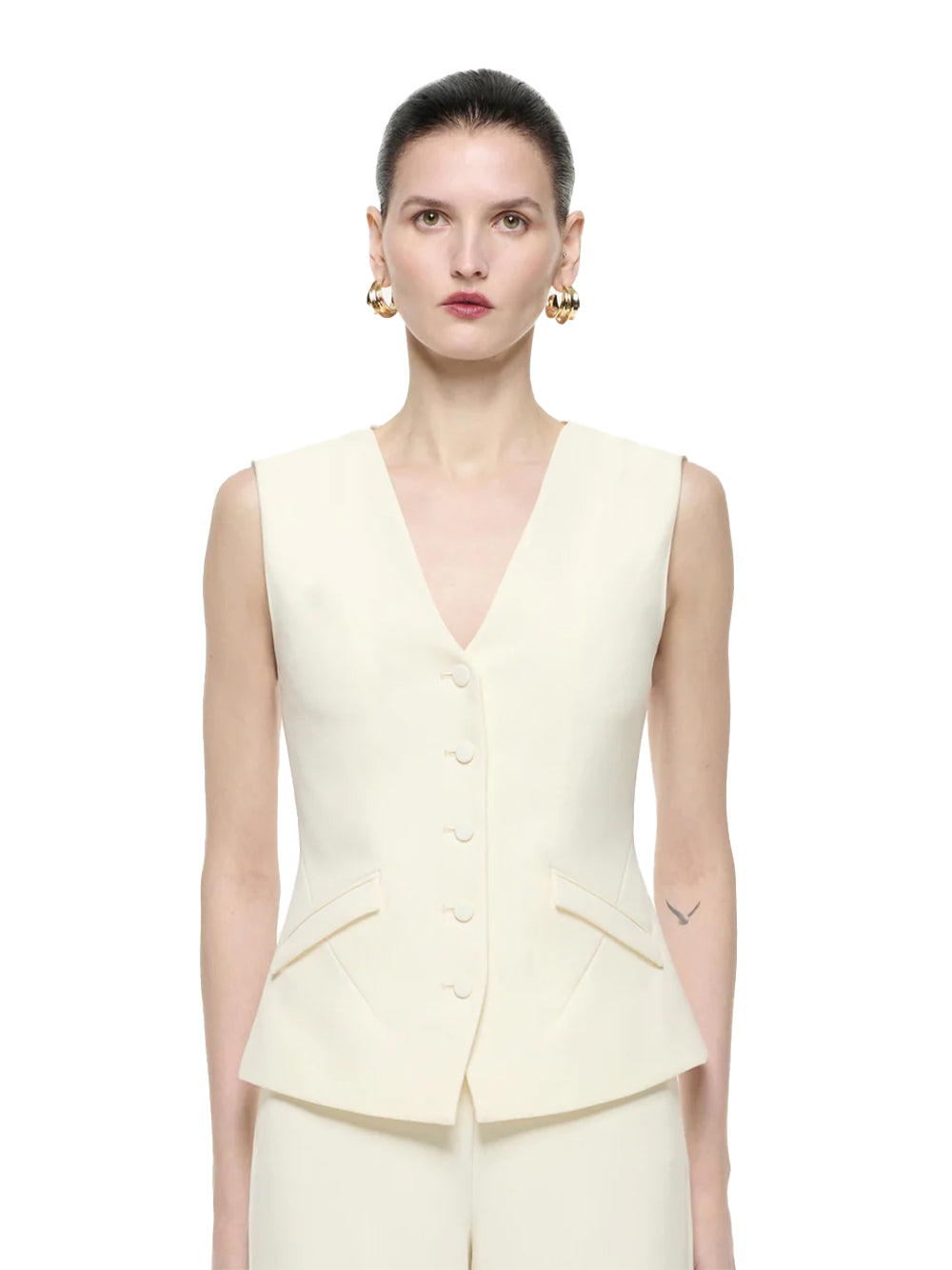 Crepe Jacket (Cream)&nbsp;