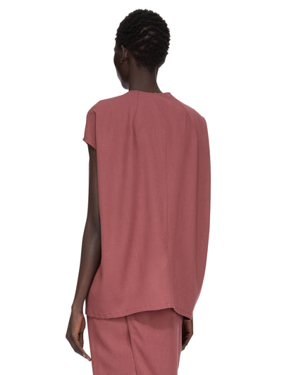Woven T-shirt Rosewood