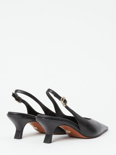 Madison Slingback Heel Black