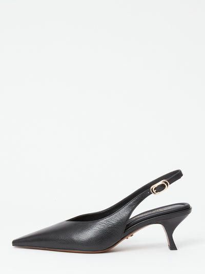 Madison Slingback Heel Black