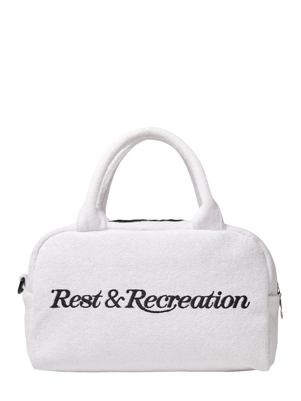 RR Logo Terry Tote Bag White