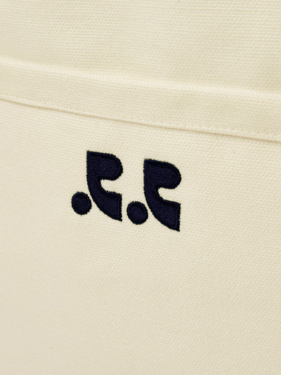 RR Canvas Shoulder Bag Beige