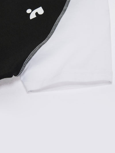 Raglan Crop Top Black