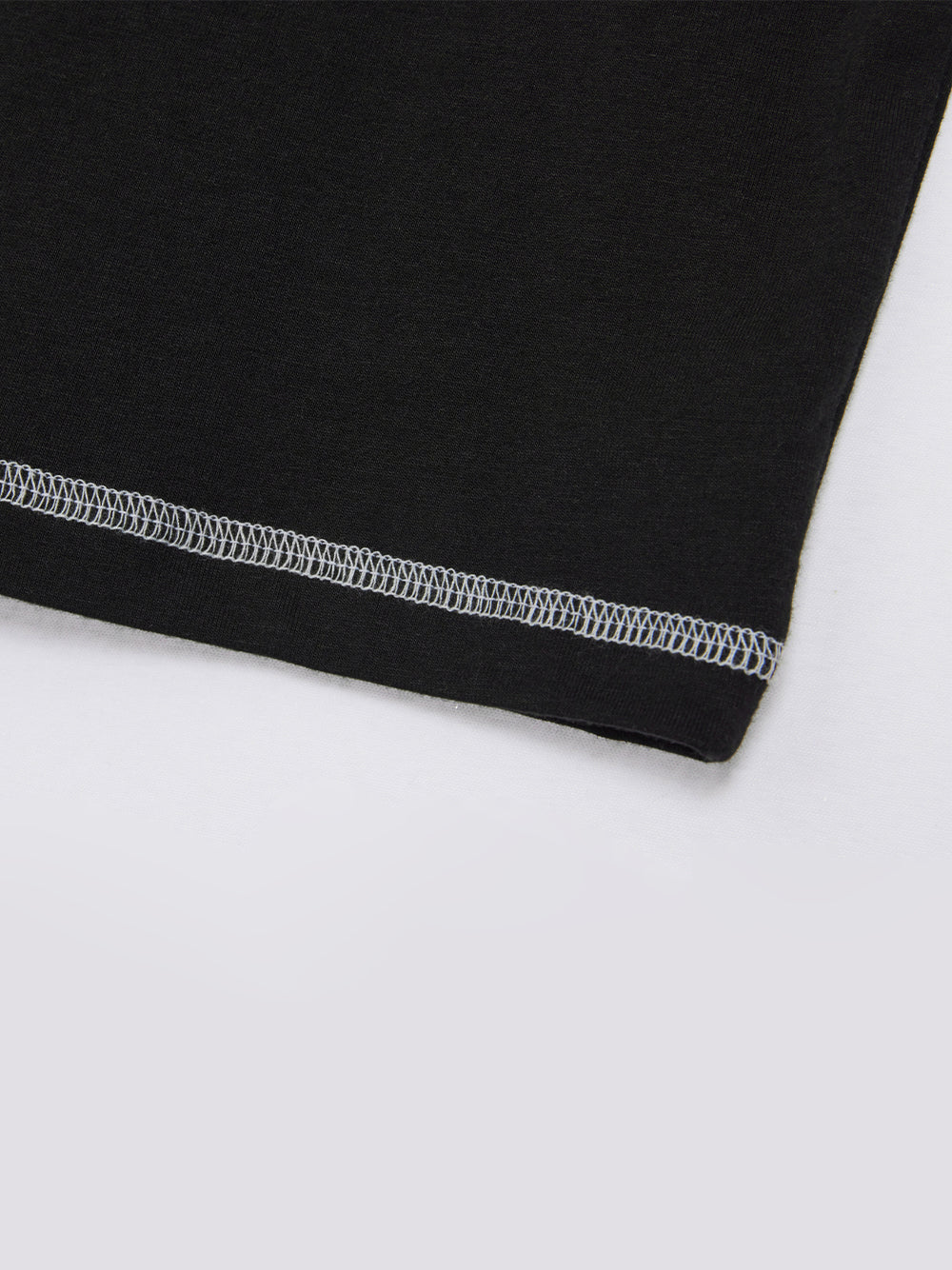 Raglan Crop Top Black